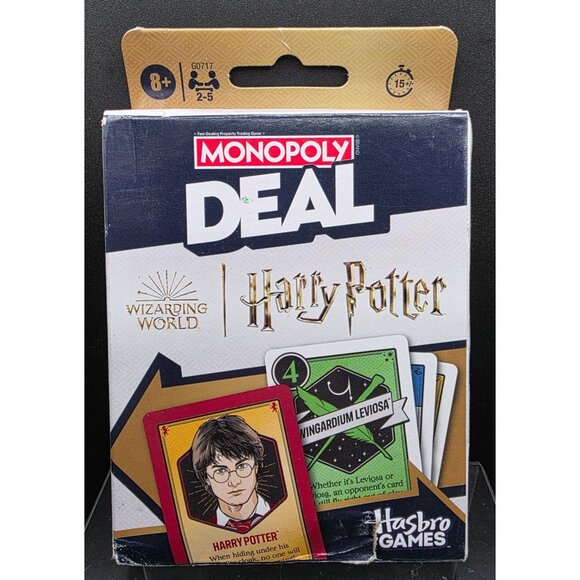 Monopoly Deal Harry Potter Card Game  Conjure Collect & Win  Family Fun For Ages - Picture 1 of 5